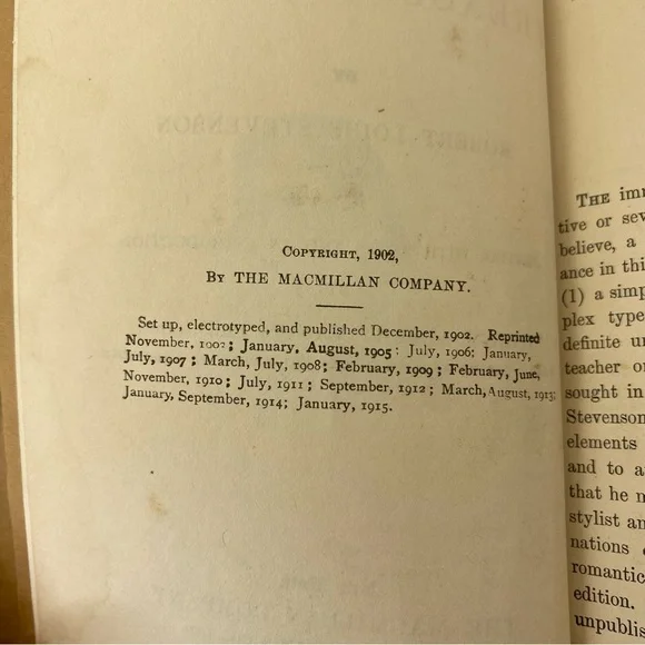 2/$30 | Antique 1915 Hardcover novel Treasure Island - Picture 10 of 15